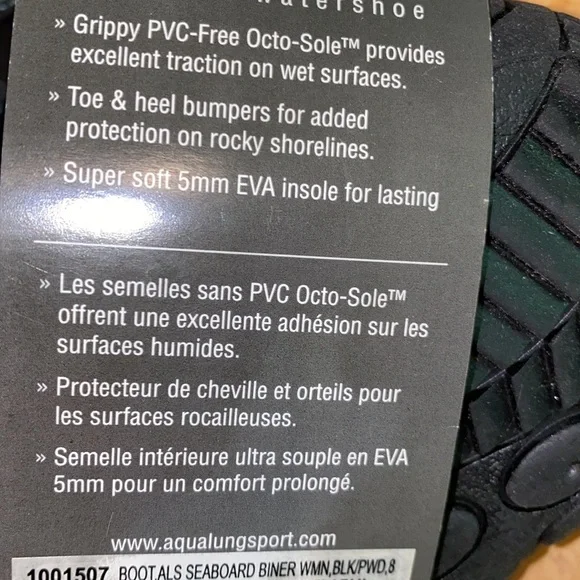 NWT!! Stohlquist Seaboard Aqua Lung Water Shoe Women’s Size 9 - Picture 7 of 7